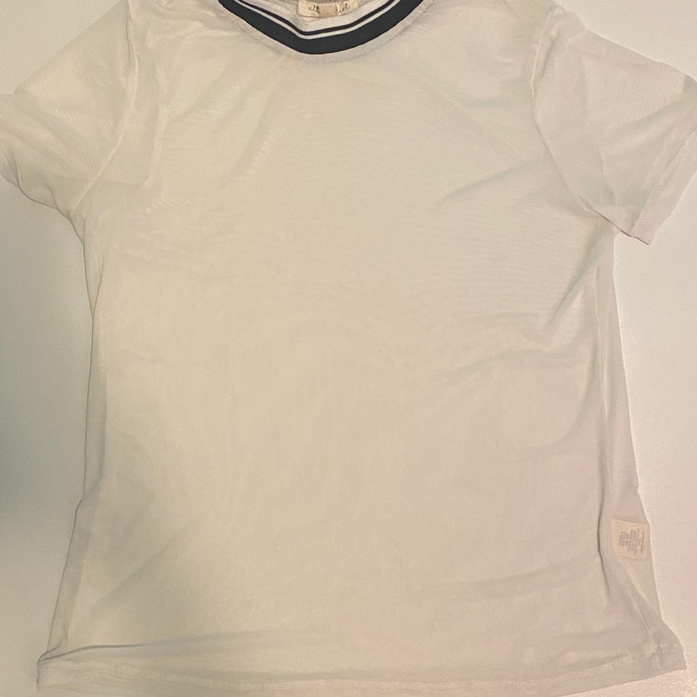 White Mesh Shirt